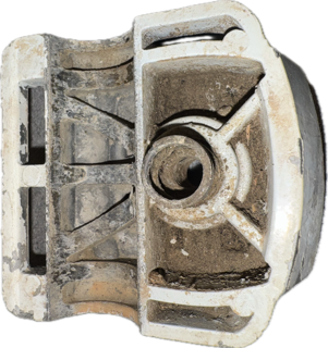 Monture de poignée inferieur occasion origine STIHL FS400 - FS450 - Référence 4128-791 0900 / 4128 791 0900 / 4128-791-0900 / 41287910900