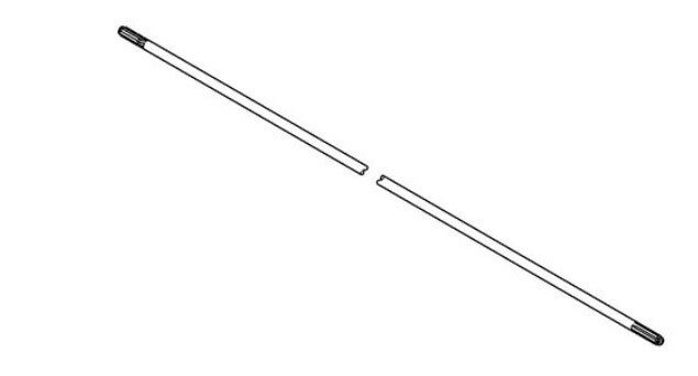 Arbre d'entraînement 1,523 m - FS410C occasion origine STIHL - Référence 4147-711 3205 / 4147-711-3205 /  4147 711 3205 / 41477113205
