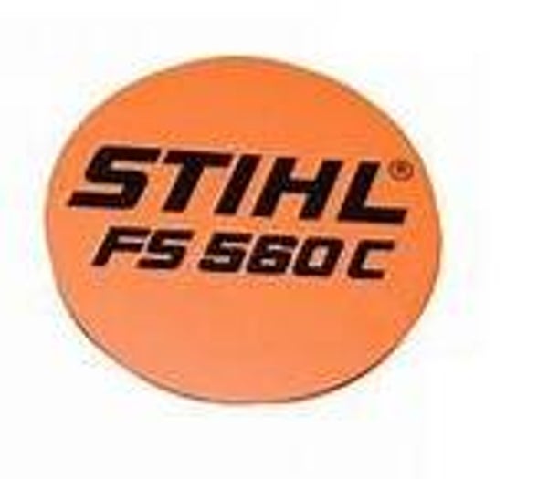 Plaque matricule FS 560 C - STIHL - FS560C - Référence 4148-967 1502 / 4148 967 1502 / 4148-967-1502 / 41489671502