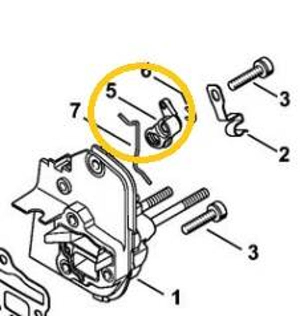 LEVIER - débroussailleuse Origine Stihl - FS560C - Référence 4148-182 2800 / 4148-182-2800 / 4148 182 2800 / 41481822800