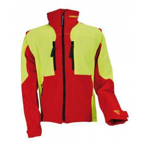 Veste demi-saison jaune et rouge FI088A Aigoual Francital