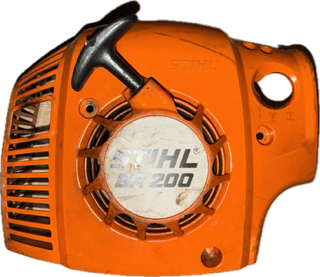 Lanceur complet occasion origine STIHL BR200 - Référence 4241-080 2111 / 4241 080 2111 / 4241-080-2111 / 42410802111