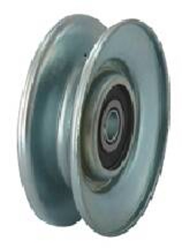 Poulie à gorge en V sur roulement adaptable pour AYP ROPER ,HUSQVARNA, JONSERED et PARTNER. Remplace origine: 179050, 186007, 199532, 199534 - 532179050, 532186007, 532199532 - 532179050, 532199532, 532199534- Ø: ext: 63,5mm Ø int: 8,1mm  Réf: 6206536