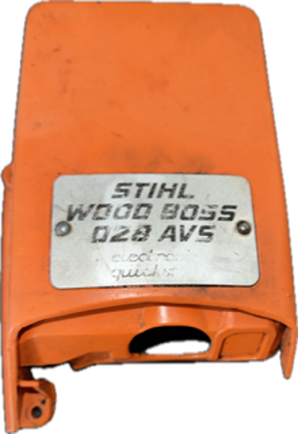 Capot moteur occasion origine STIHL - 028AVS - Référence 1118-084 0902 / 1118 084 0902 / 1118-084-0902 / 11180840902
