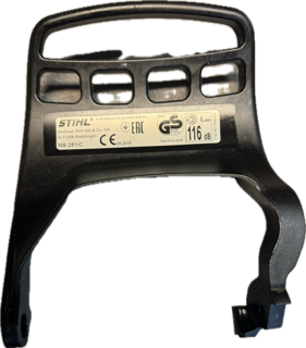 Protège main occasion origine STIHL MS251 - Référence 1143-792 9103 / 1143 792 9103 / 1143-792-9103 / 11437929103