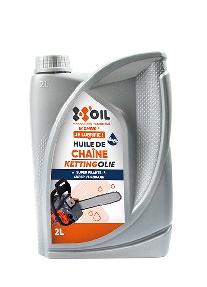 Huile de chaîne Super filante - 2 Litres - X'OIL - Référence 8102317