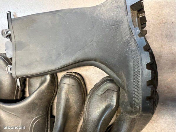 Bottes PVC Ginocchio (Made in Italy) taille 43