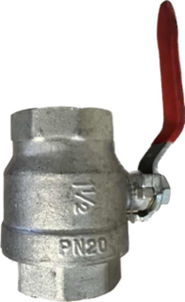 Vanne à sphère femelle / femelle 1″1/2 - PN20