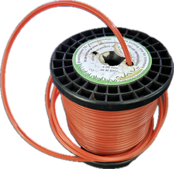 Bobine fil nylon carré 4mm Env 30m - Référence 001313