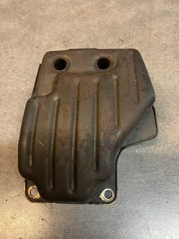 Silencieux - Occasion Origine STIHL FS500 - FS550 - Référence 4116-140 0606 / 4116 140 0606 / 4116-140-0606 / 41161400606