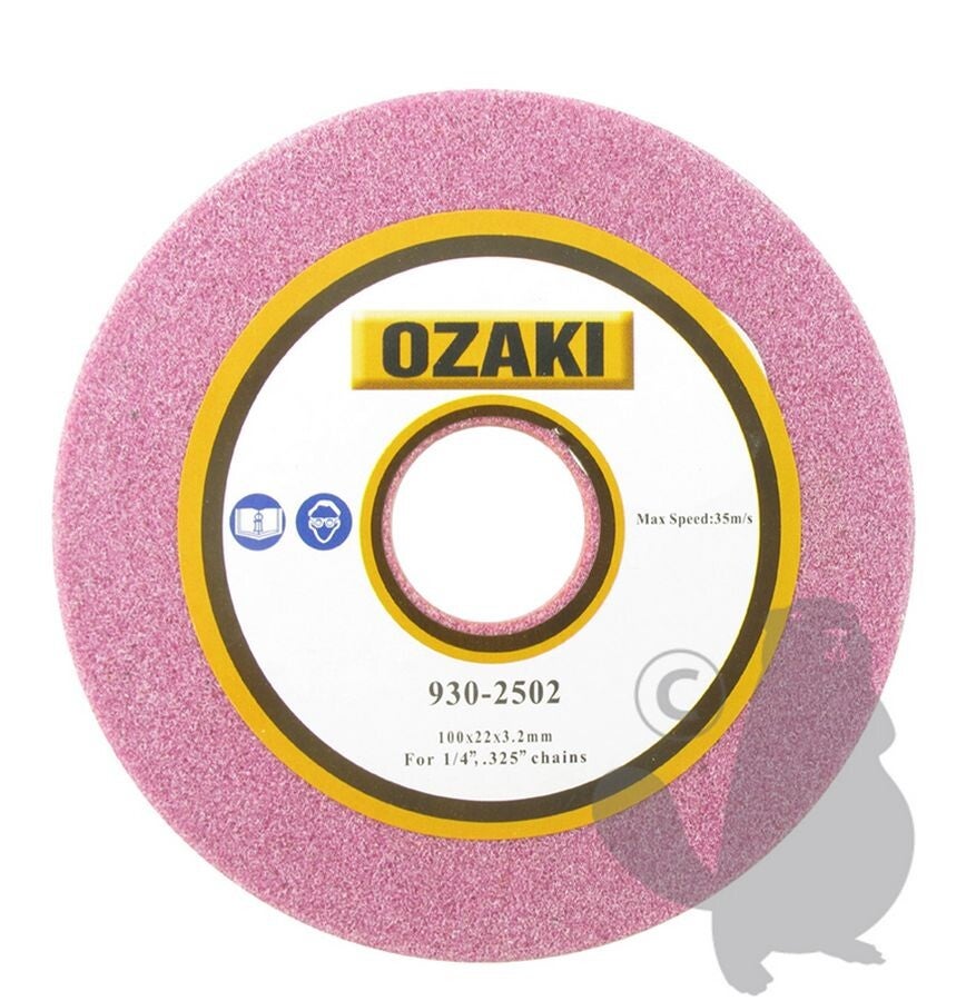 Meule d'affûtage électrique Easy Grinder, Midi Jolly, Nick the Grinder et 9307812 - Ø: ext: 105mm, alésage: 22mm, épaisseur: 3,2 mm Réf: 9302502