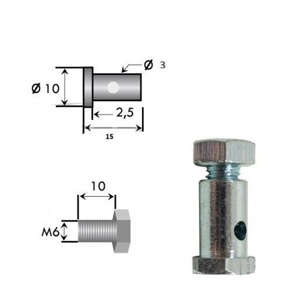 Serre cable Pour câble de Ø inférieur ou égal à 3.0 mm - Référence 09-716