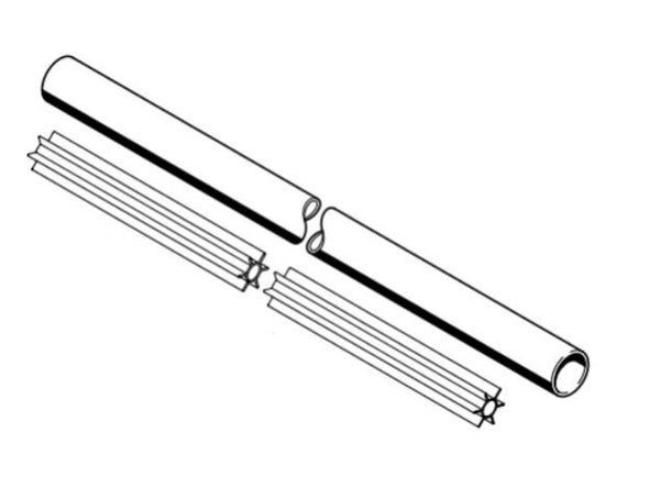 Tube complet Ø 26 mm occasion origine STIHL FR106 - Référence 4132-710 7100 / 4132 710 7100 / 4132-710-7100 / 41327107100