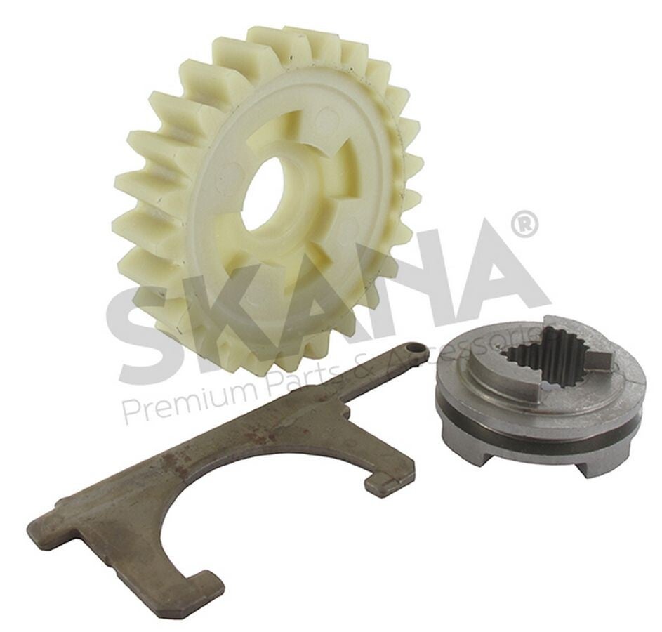 Kit pignon adaptable pour réparation du boitier inverseur 0306040001 sur motobineuses HUSQVARNA - PUBERT - STAUB (modèles avant 2012). Remplace origine 519653092, 0002050008, 70127318 - Référence 6207118