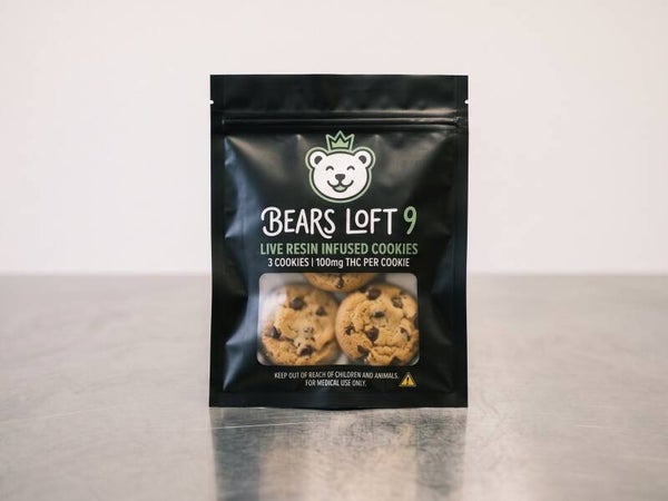 Bear's homemade infused 3 pack cookies
