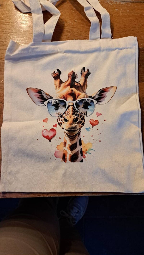 Tas met giraffe