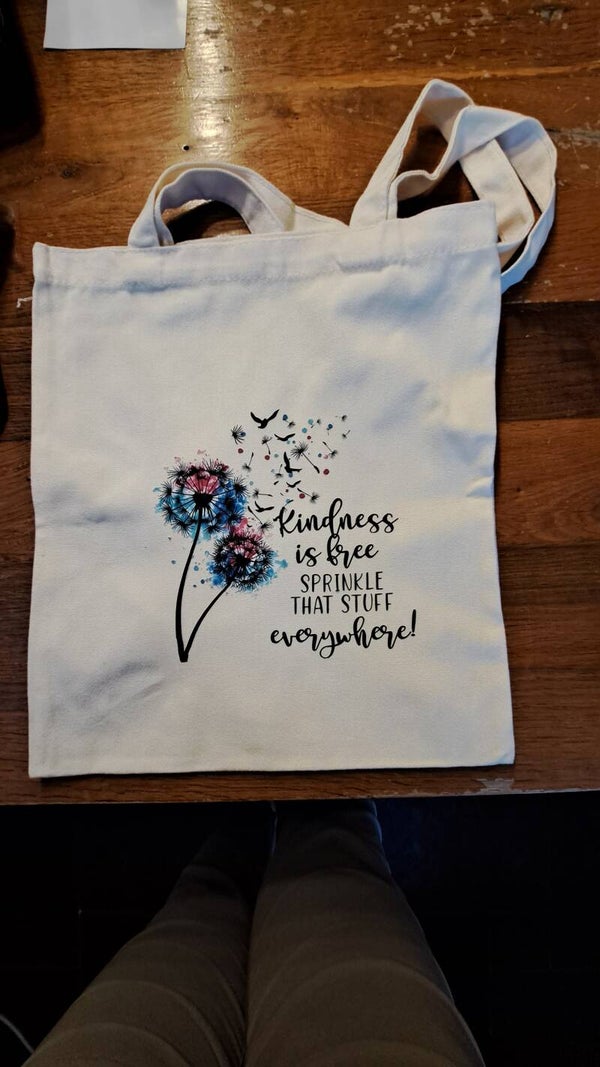 Tas met bloem