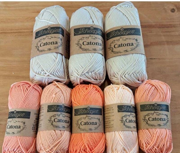Scheepjes Granny tas oranje tinten