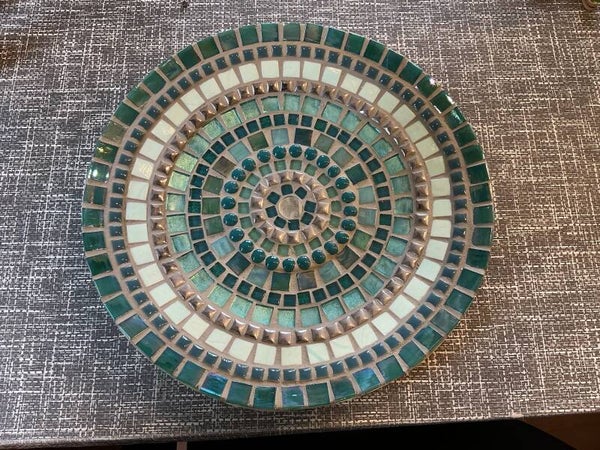 DIY pakket schaal zeegroen/zilver