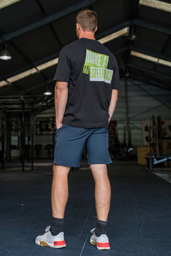 T-Shirt Blocky - oversize Homme - Vert