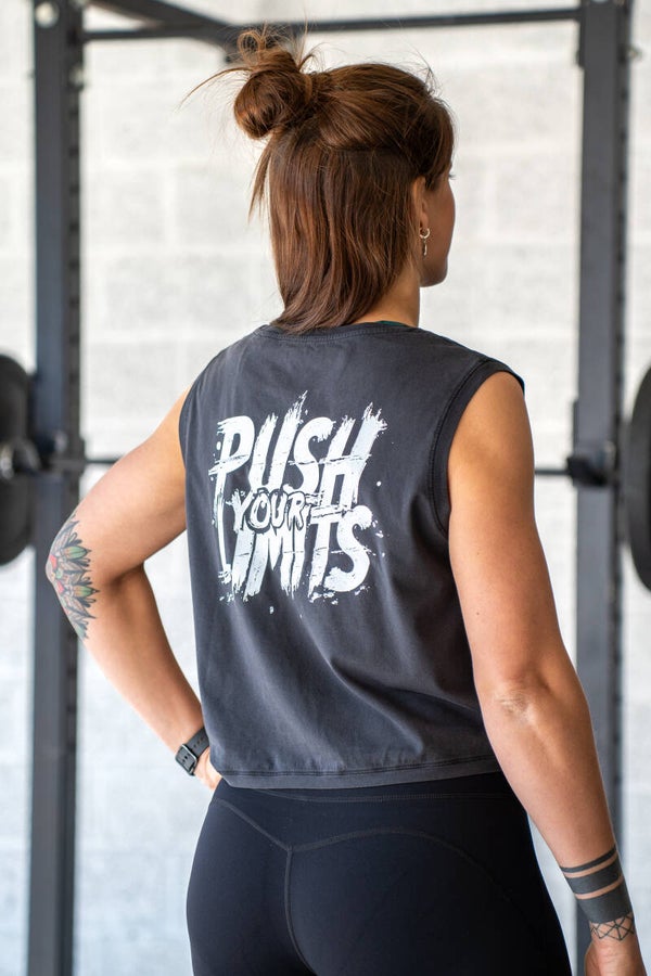 Débardeur Washed Black  - Push your limits