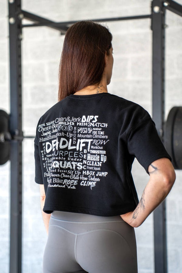 Crop top noir - Deadlift