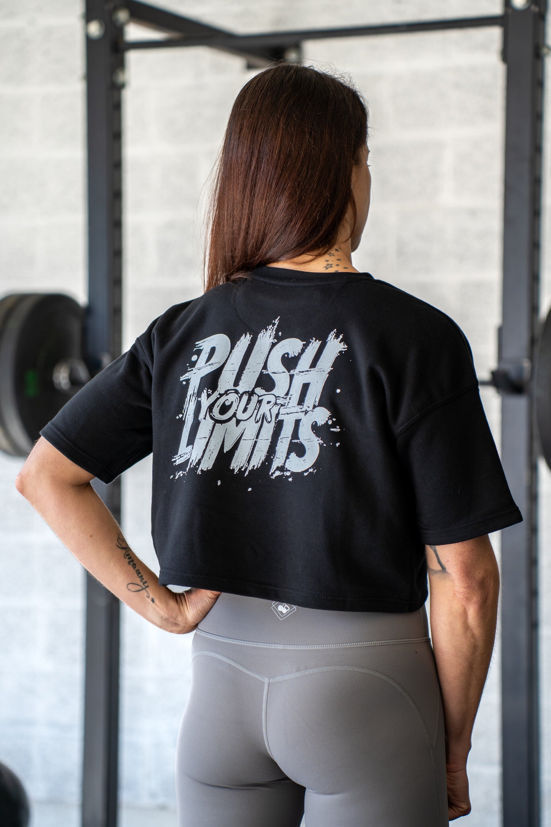 Crop top - Noir - Push your limits