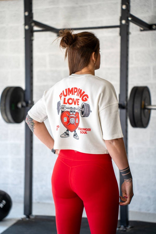Crop top beige - Pumping Love