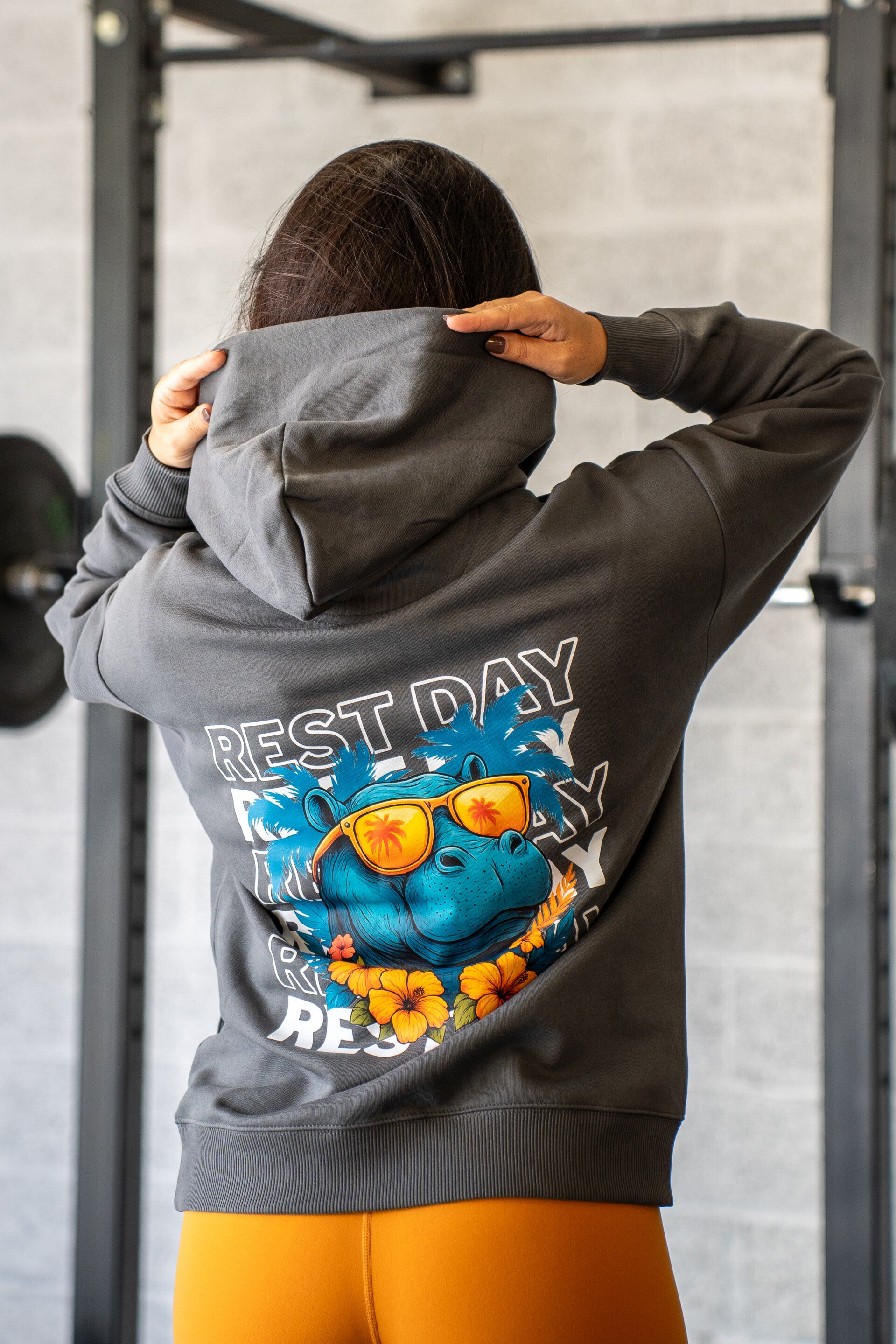 Sweat oversize Iron Grey - Rest day