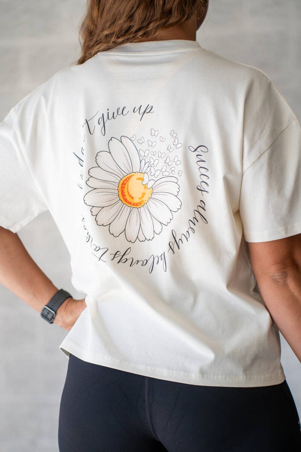 T Shirt oversize Succes Flower