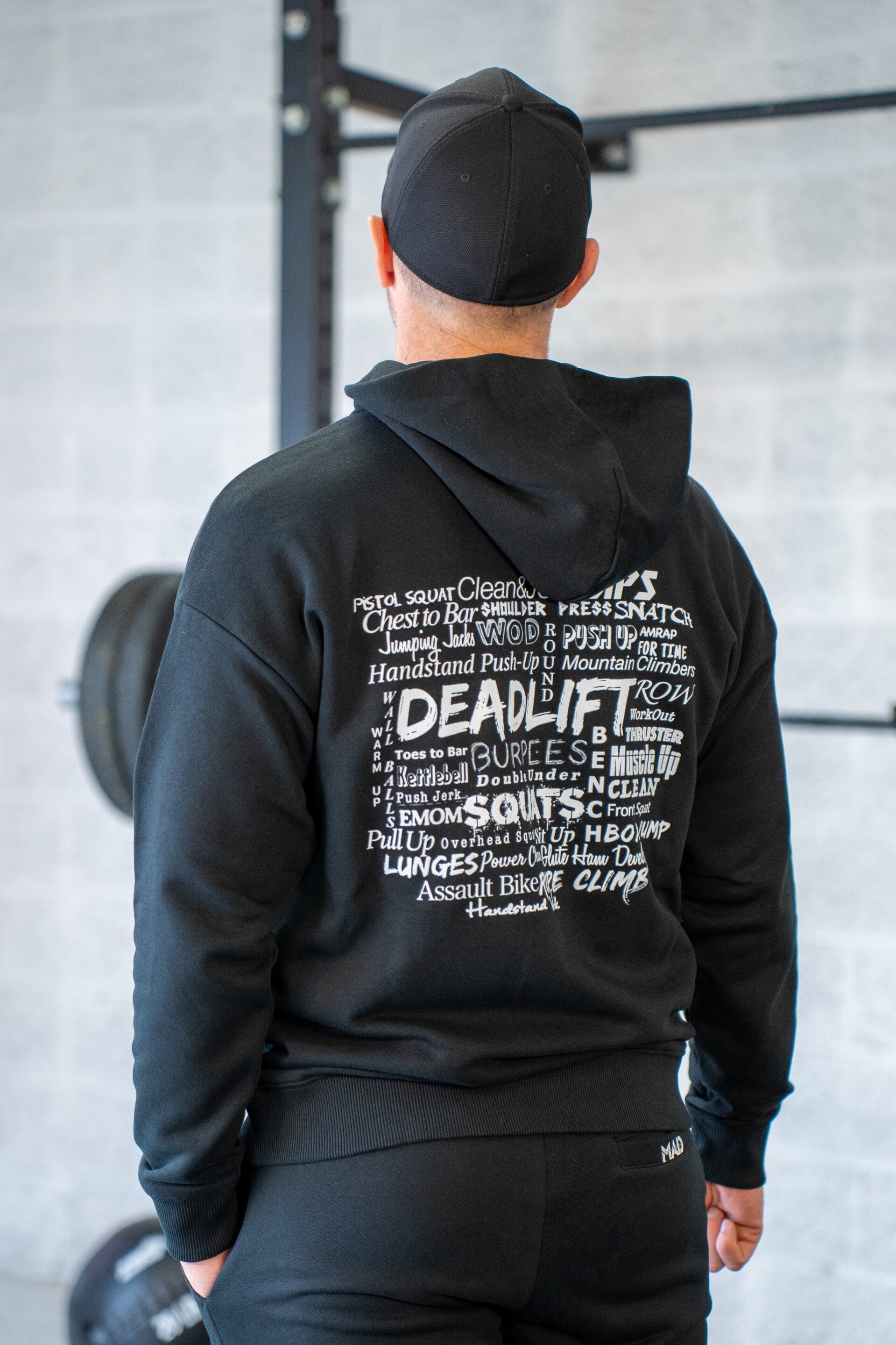 Sweat oversize unisexe noir - Deadlift