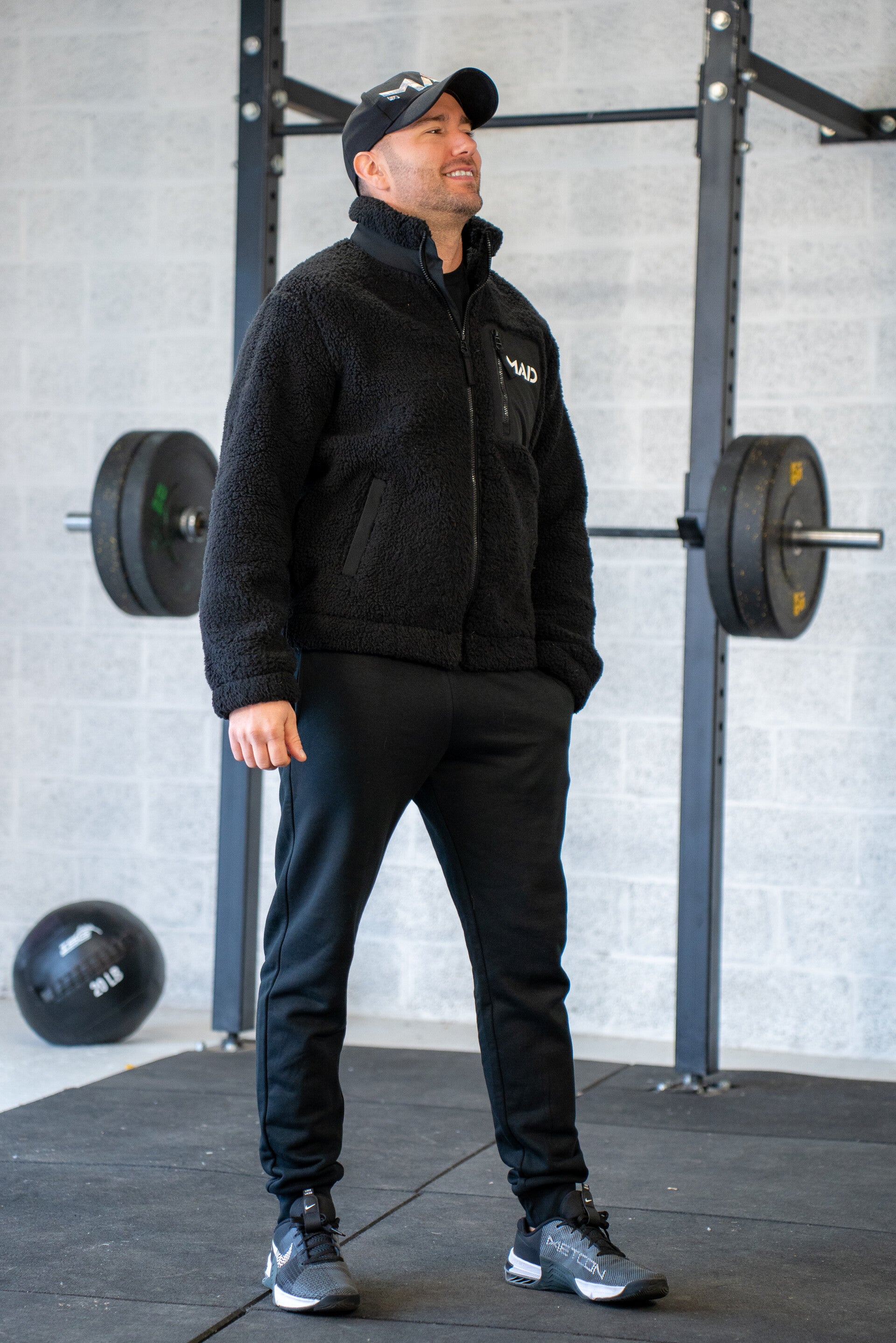 Veste en Sherpa Noir