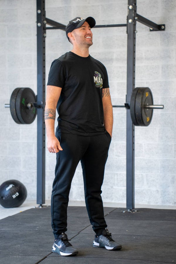 T shirt Unisexe Noir - Food is fuel