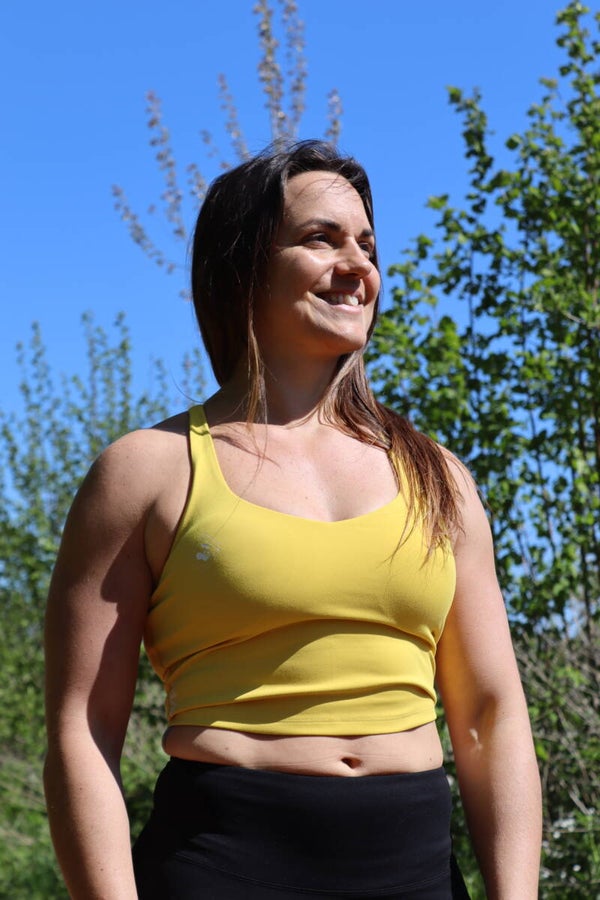 Brassière Alizée jaune