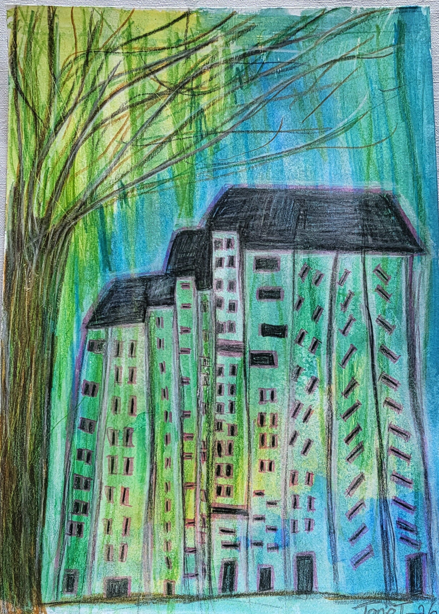 At Night all Houses look Green