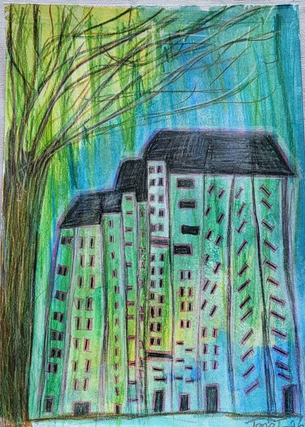 At Night all Houses look Green