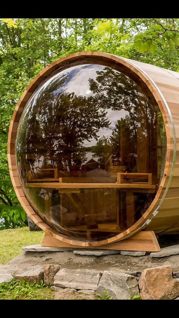 SAUNA traditionnel Pierre de Lave OCEAN VIEW