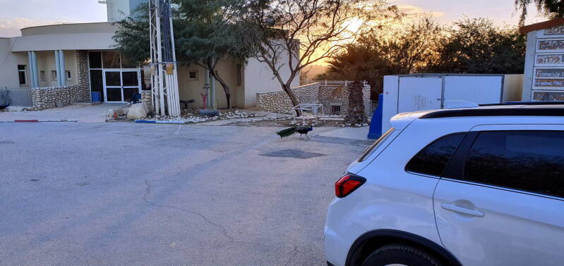 En daar is het Wifi-Gebouw, de volgende keer ga ik naar binnen, nu terug naar de eetzaal