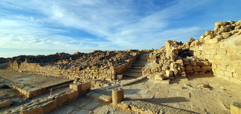 Een trap die leidt naar ... 