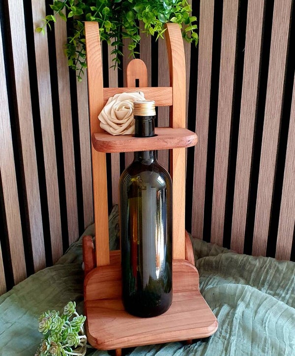 Edles Vollholz "Weingestell"