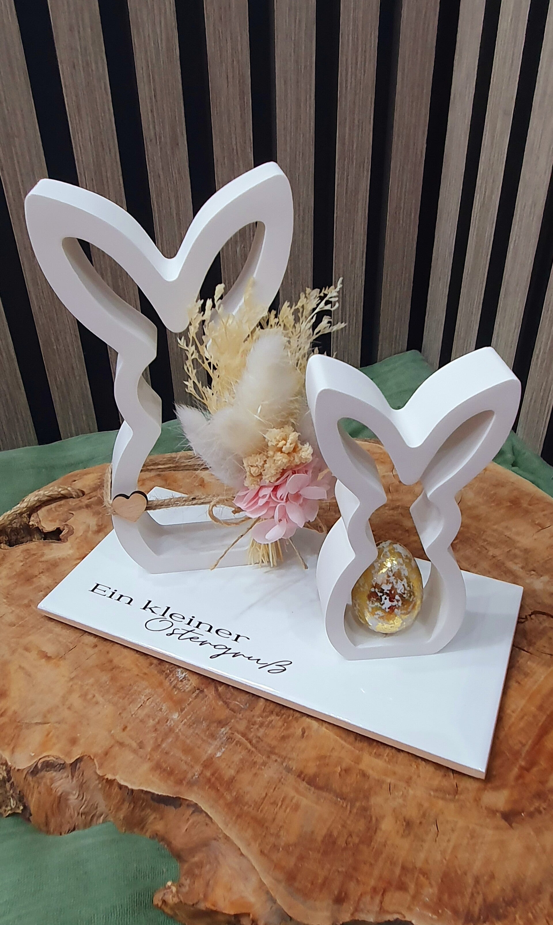 Osterhasen Set auf Fliese