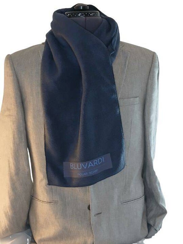 Fleece Wintersjaal Bluvardi - XXL - Navy