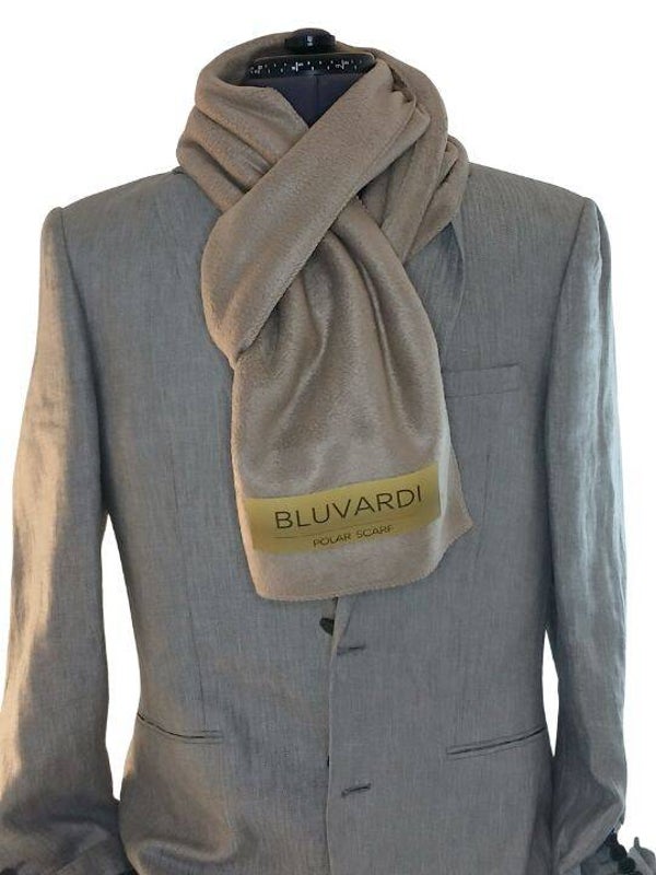 Fleece Wintersjaal Bluvardi - XXL - Camel