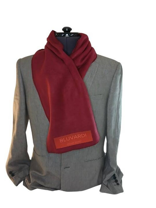 Fleece Wintersjaal Bluvardi - XXL -  Bordeaux