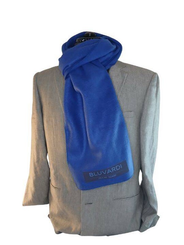 Fleece Wintersjaal Bluvardi - XXL - Blauw