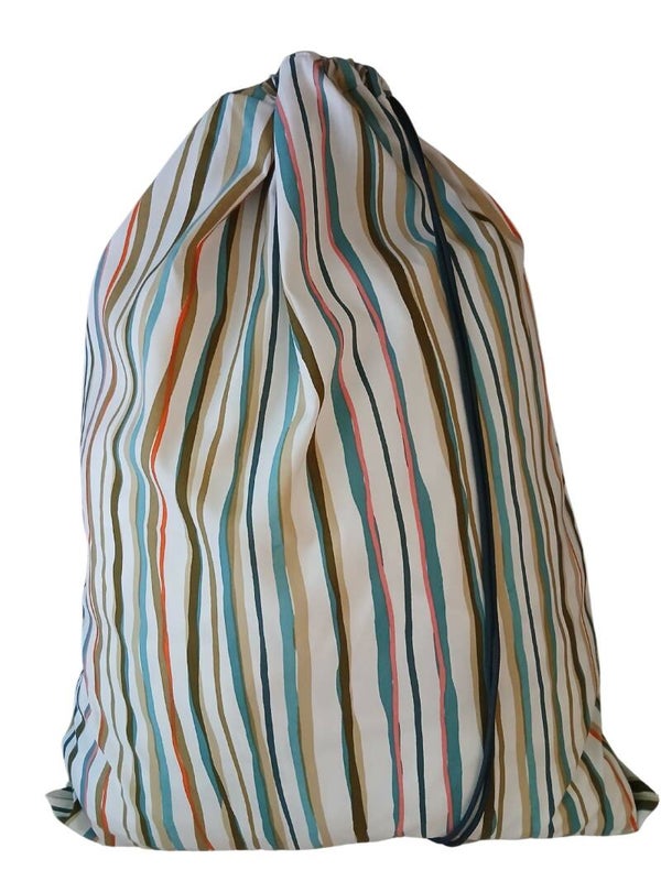 Bluvardi Katoenen waszak -Heavy Duty XXL- met trekkoord - algas marina