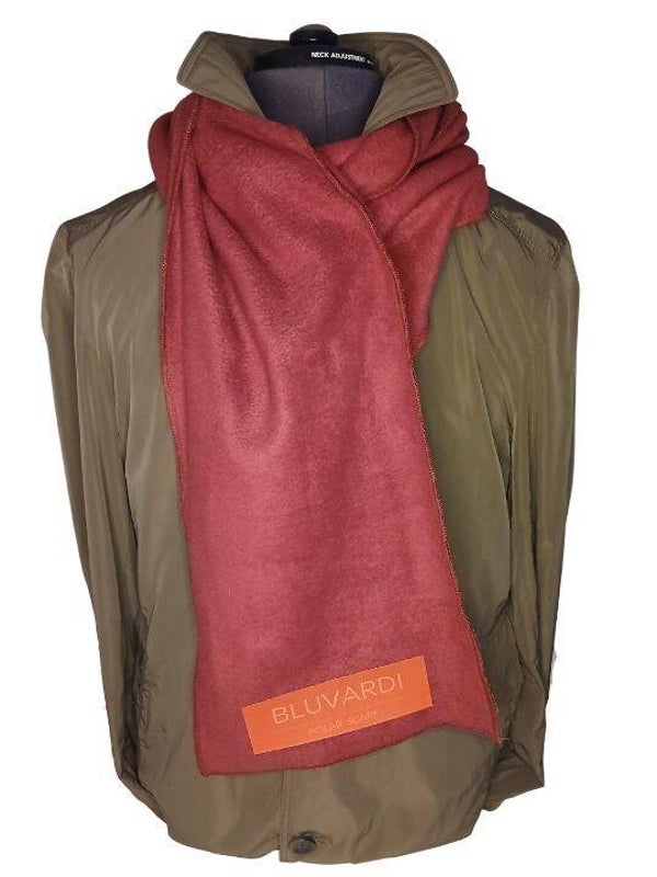 Fleece Wintersjaal Bluvardi - XXL - Dark red