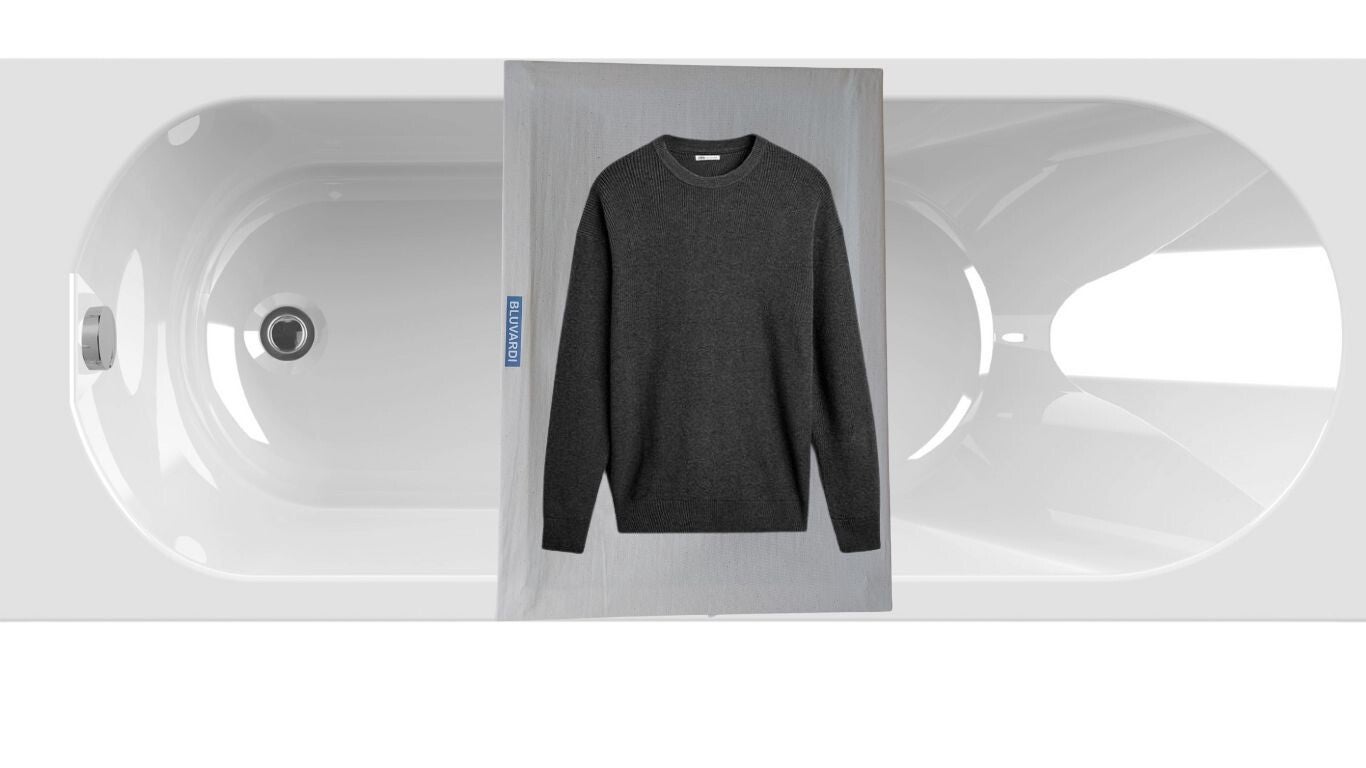 Bluvardi Droogrek - BAD express- natural cotton- voor fijne was en wollen truien -72x 49cm