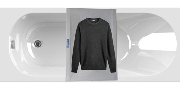 Bluvardi Droogrek - BAD express- natural cotton- voor fijne was en wollen truien -72x 49cm