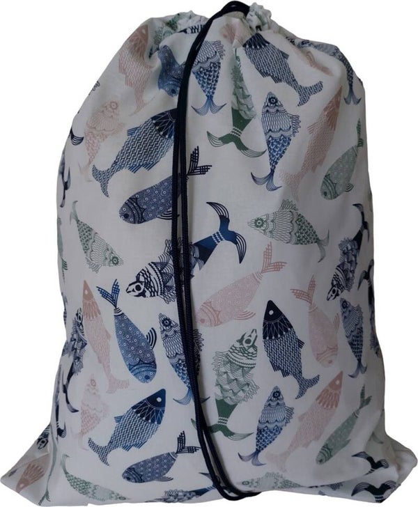 Bluvardi katoenen waszak -XXL- met trekkoord - porto